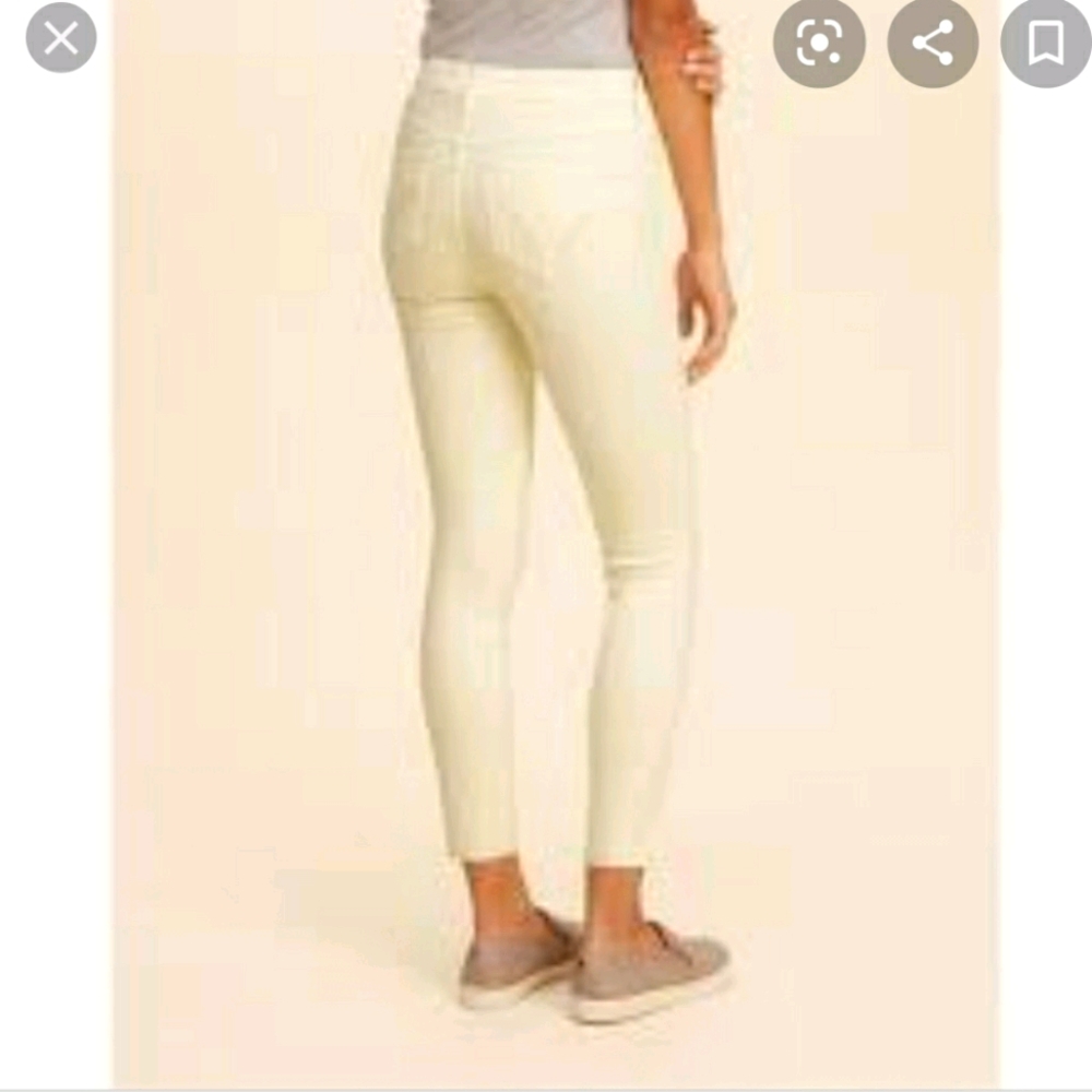 Hollister| High-rise Yellow Pants